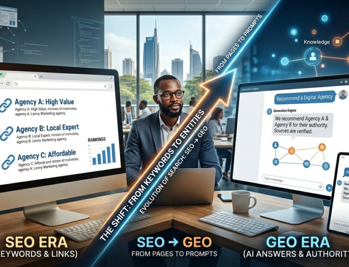 From SEO to GEO: What Kenyan Bloggers and Businesses Need to Know in 2026